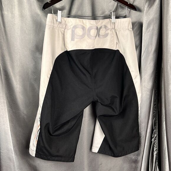 POC MTB Cycle DH Shorts Bundle Men's 34 Off Road Downhill Bike Ripstop Black Org - Picture 9 of 17